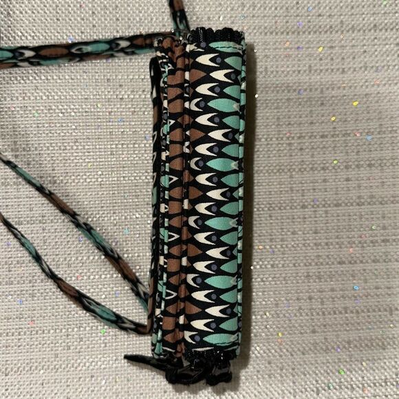 VB Brown RFID Sierra Stream All in One Crossbody Bag Wallet Wristlet Organizer - Picture 10 of 16